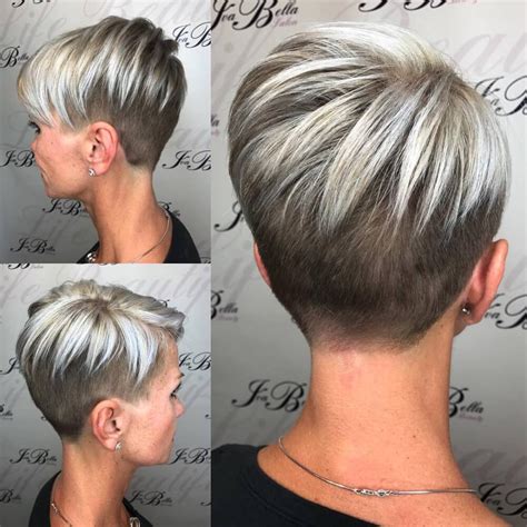 pictures of short hairstyles front and back|cute short haircuts for women.